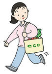 エコ・エコロジー・エコバッグ・マイバッグ運動・環境対策