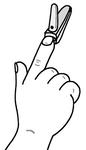 「爪切り・つめ切り・ネイルケア・爪の手入れ・爪の健康」のイラスト