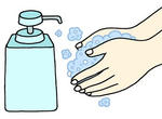 手洗い・消毒液・石鹸液・除菌