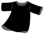 T-シャツ・シャツ・黒・ブラック・カラーTシャツ・服・衣料・ウェア